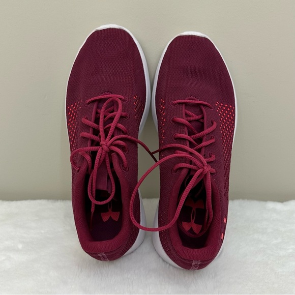 Under Armour Women's Rapid LE Burgundy Raspberry Size 7 Running Shoes - Picture 9 of 12
